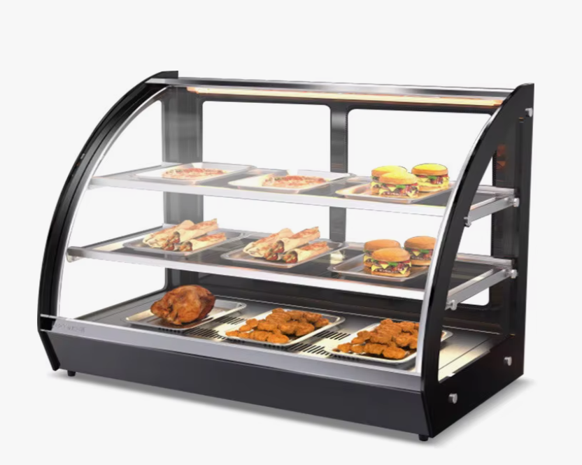 Why are commercial insulated display cabinets essential equipment for the food service industry?